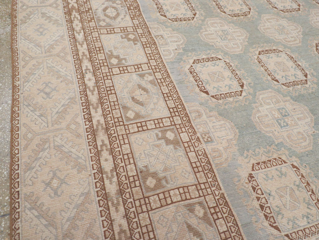 Antique East Turkestan Khotan Small Room Size Carpet, No.30856 - Staging