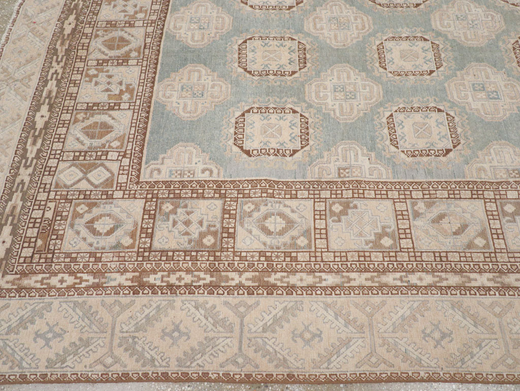 Antique East Turkestan Khotan Small Room Size Carpet, No.30856 - Staging