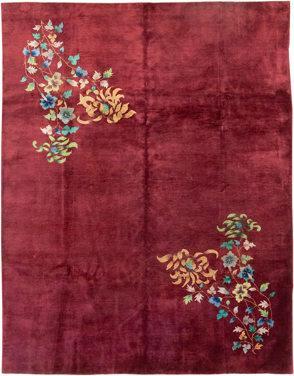 Vintage Chinese Art Deco Room Size Carpet, No.30857 - Staging