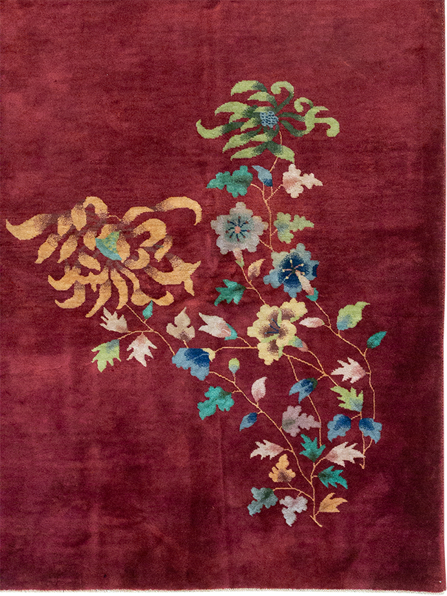 Vintage Chinese Art Deco Room Size Carpet, No.30857 - Staging