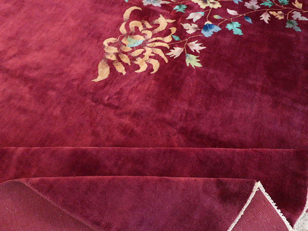 Vintage Chinese Art Deco Room Size Carpet, No.30857 - Staging