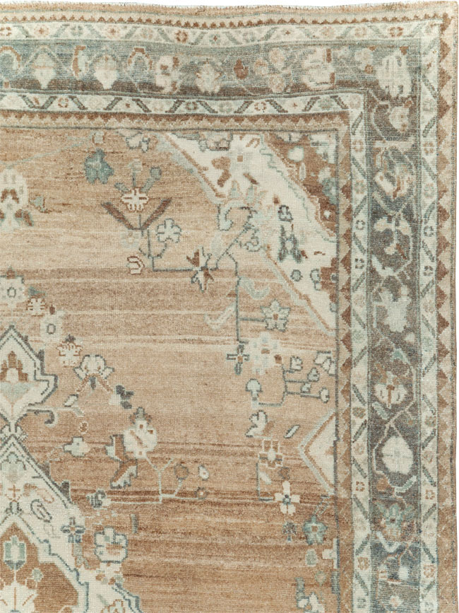 Vintage Persian Malayer Wide Gallery Runner, No.30868 - Staging