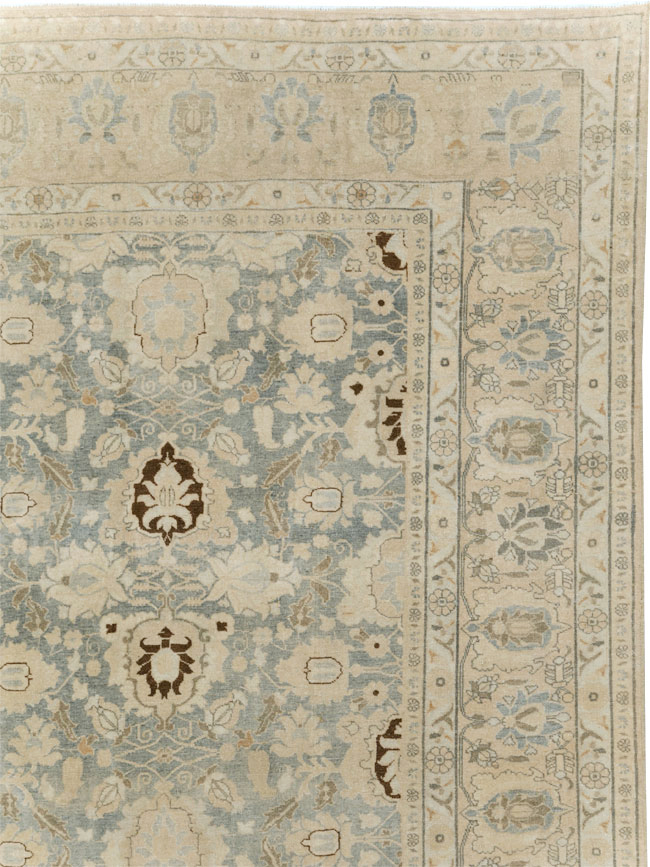 Antique Persian Veramin Carpet, No.30870 - Staging