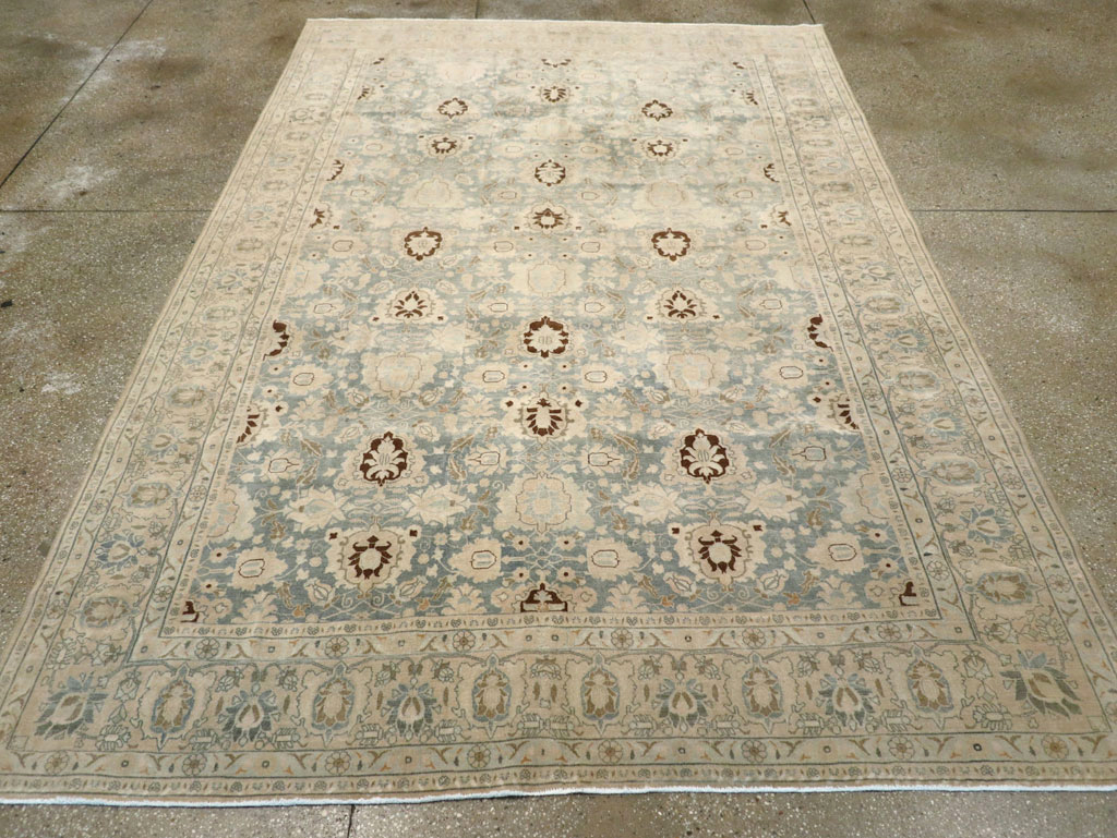 Antique Persian Veramin Carpet, No.30870 - Staging