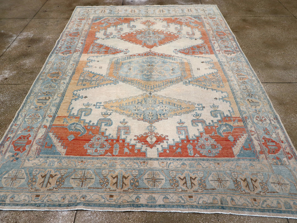 Vintage Persian Veece Room Size Carpet, No.30871 - Staging
