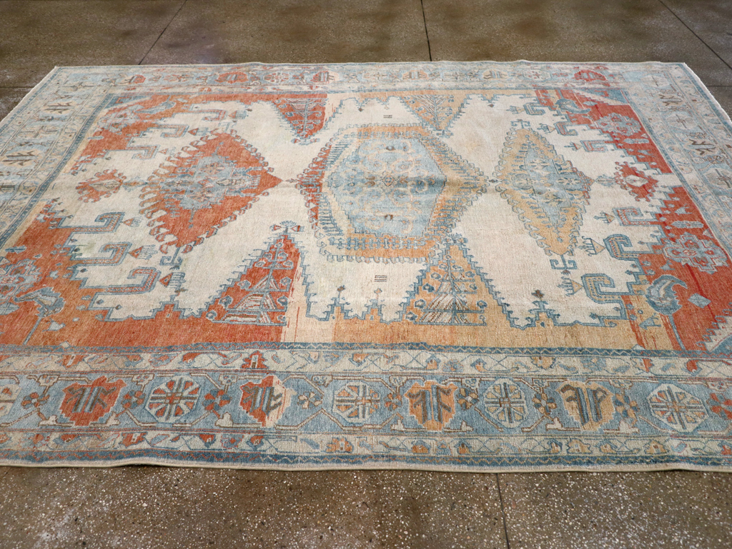 Vintage Persian Veece Room Size Carpet, No.30871 - Staging