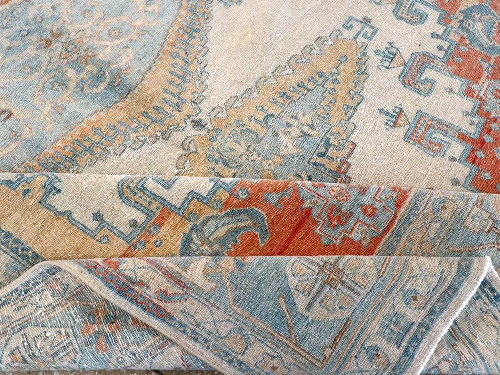 Vintage Persian Veece Room Size Carpet, No.30871 - Staging