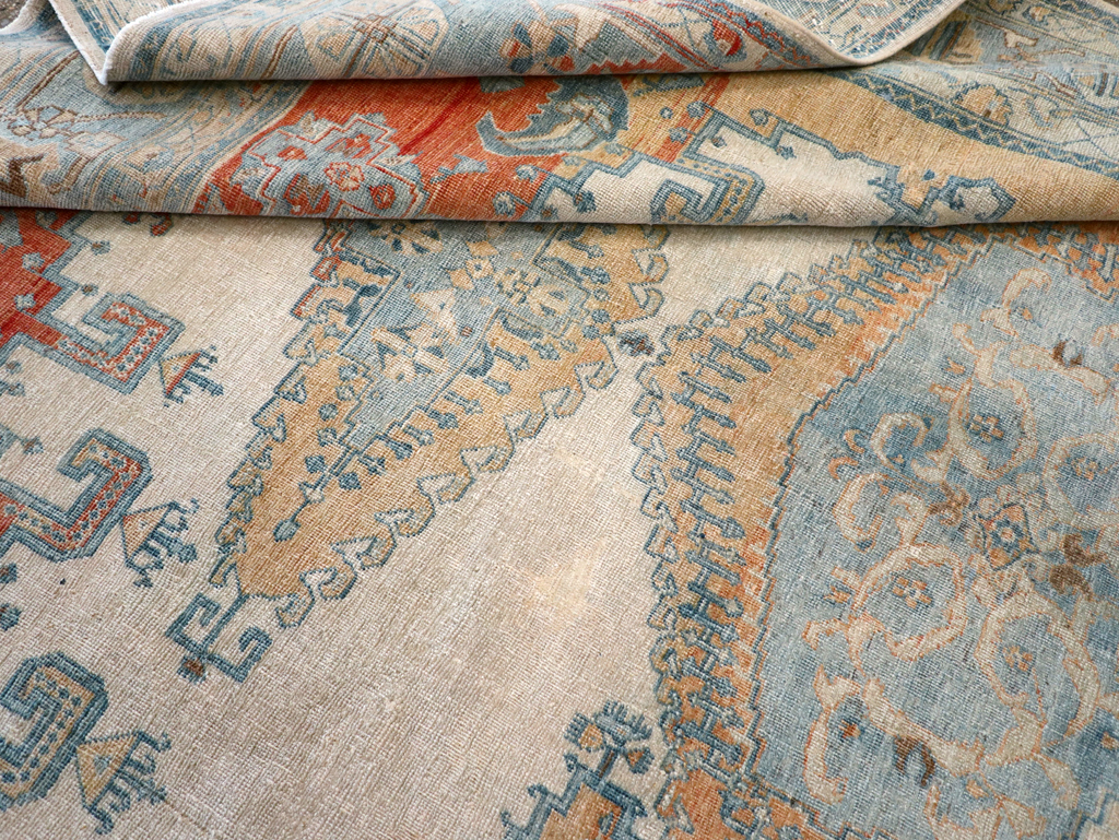 Vintage Persian Veece Room Size Carpet, No.30871 - Staging
