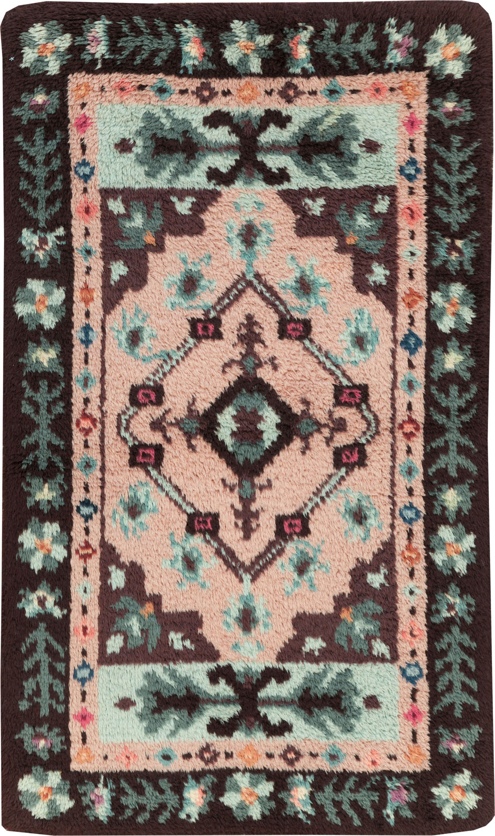 Vintage European Deco Rug, No.30877 - Staging