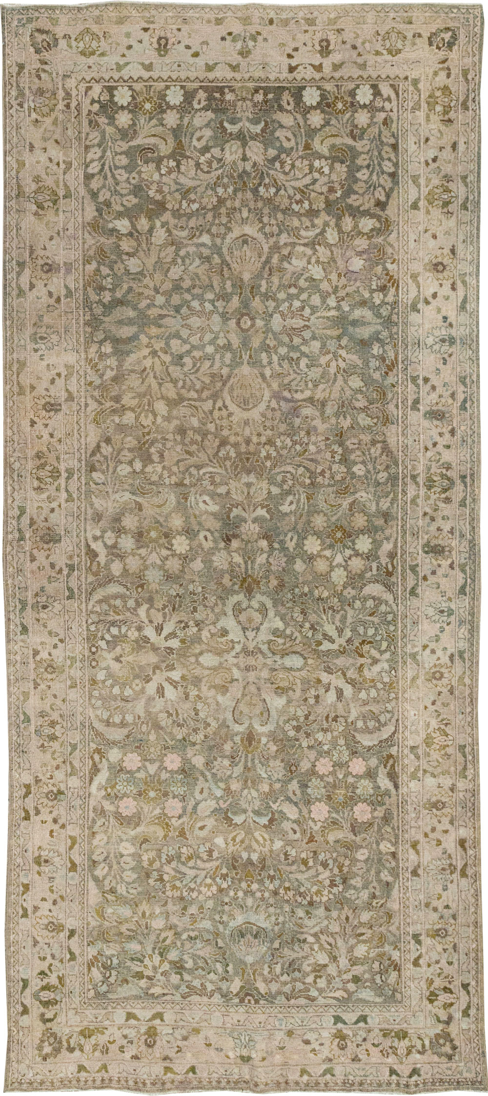 Vintage Persian Malayer Gallery Rug, No.30881 - Staging