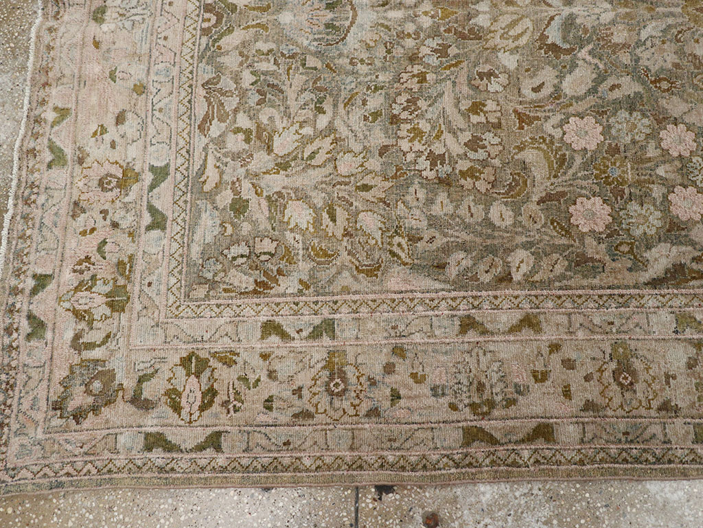 Vintage Persian Malayer Gallery Rug, No.30881 - Staging