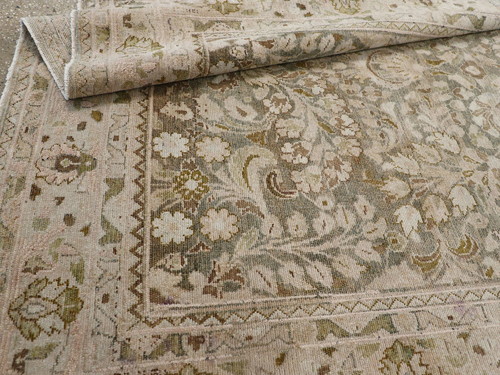 Vintage Persian Malayer Gallery Rug, No.30881 - Staging