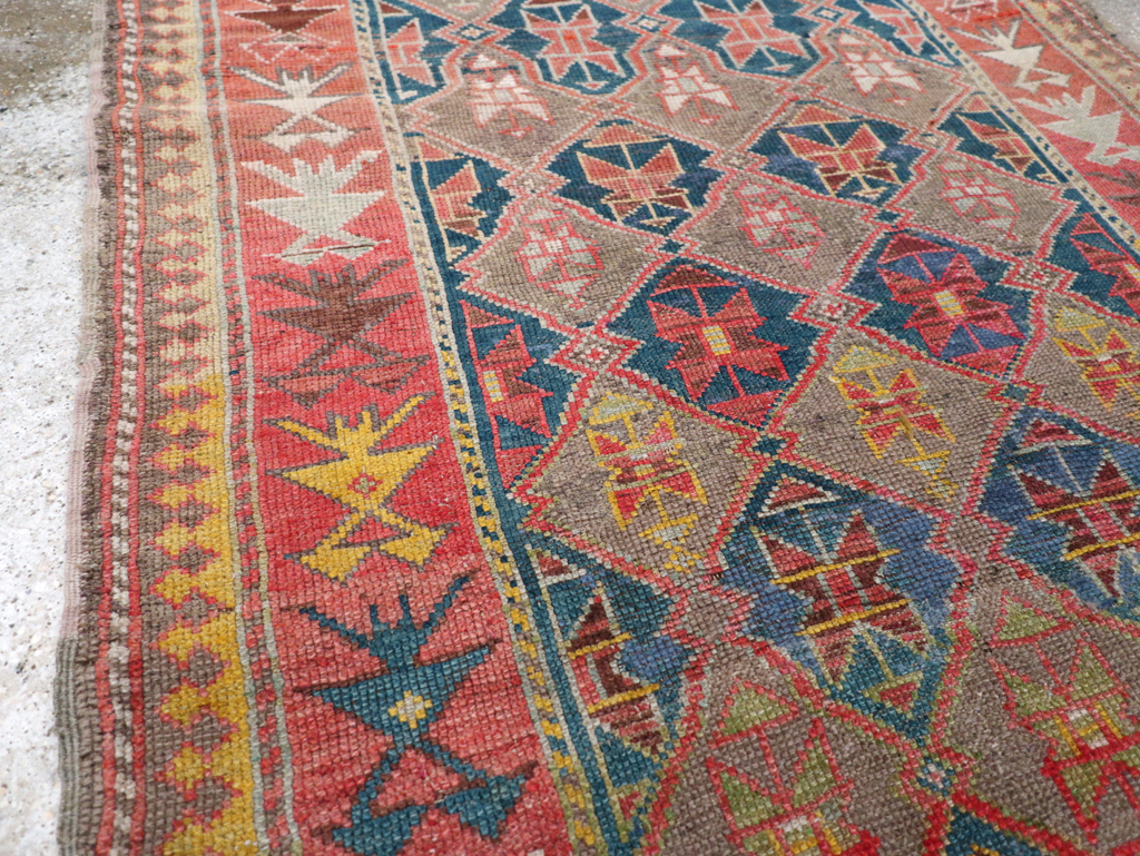 Antique Kazak Rug, No.30894 - Staging