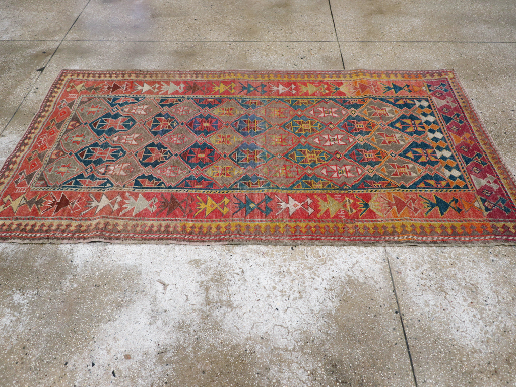 Antique Kazak Rug, No.30894 - Staging