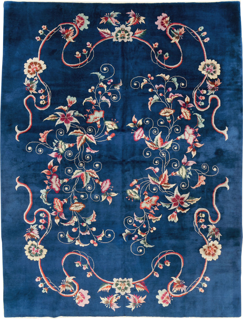 Vintage Chinese Art Deco Room Size Carpet, No.30900 - Staging