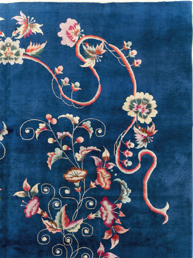 Vintage Chinese Art Deco Room Size Carpet, No.30900 - Staging