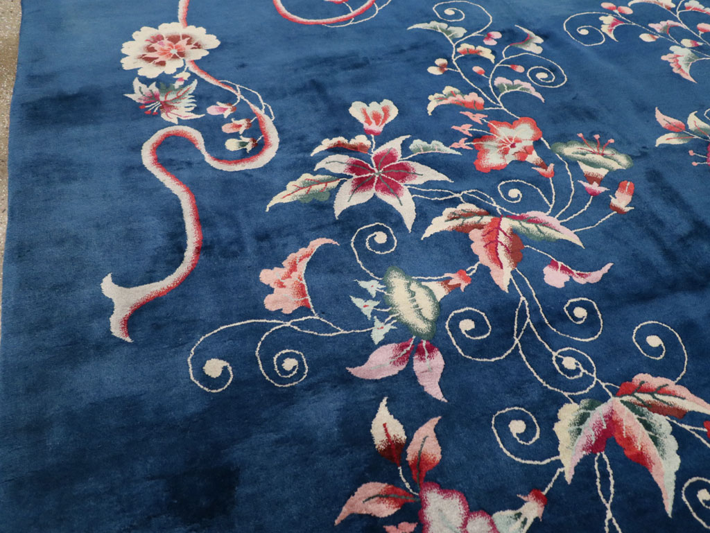 Vintage Chinese Art Deco Room Size Carpet, No.30900 - Staging