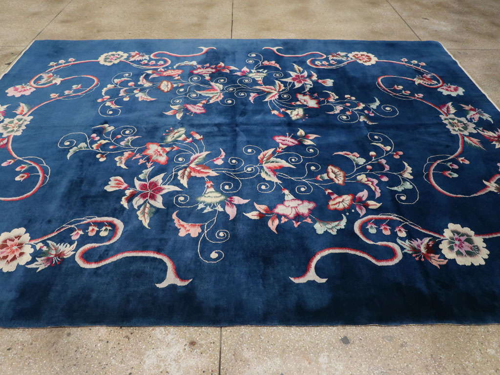 Vintage Chinese Art Deco Room Size Carpet, No.30900 - Staging