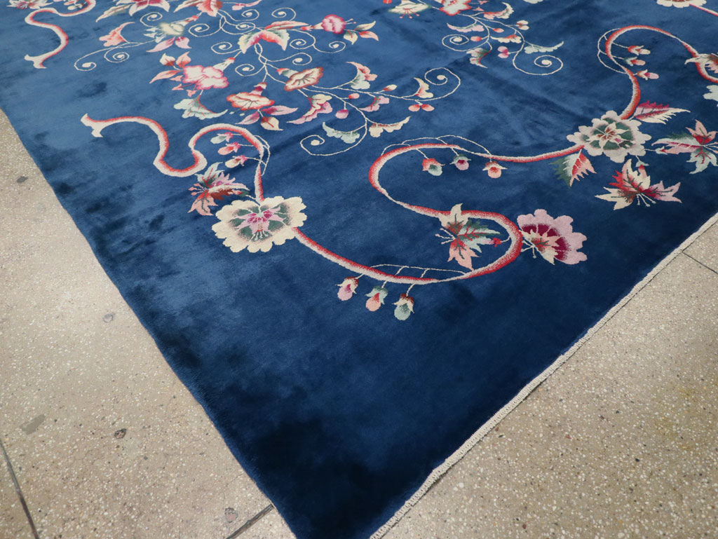 Vintage Chinese Art Deco Room Size Carpet, No.30900 - Staging