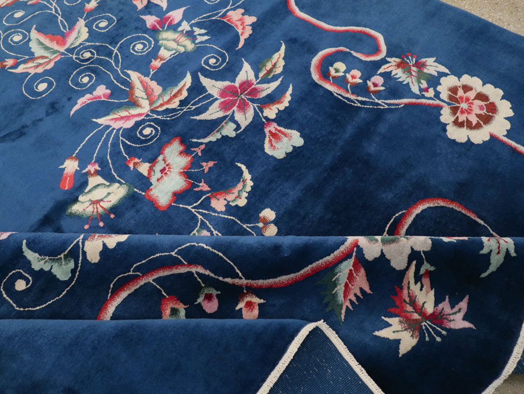 Vintage Chinese Art Deco Room Size Carpet, No.30900 - Staging