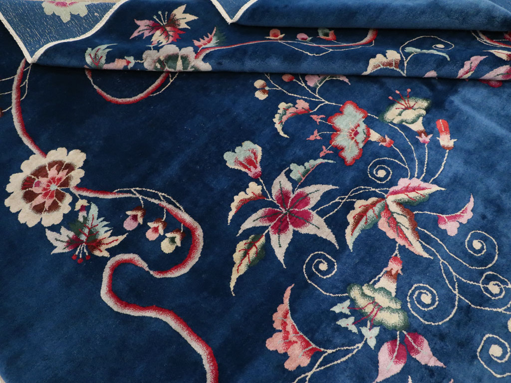 Vintage Chinese Art Deco Room Size Carpet, No.30900 - Staging