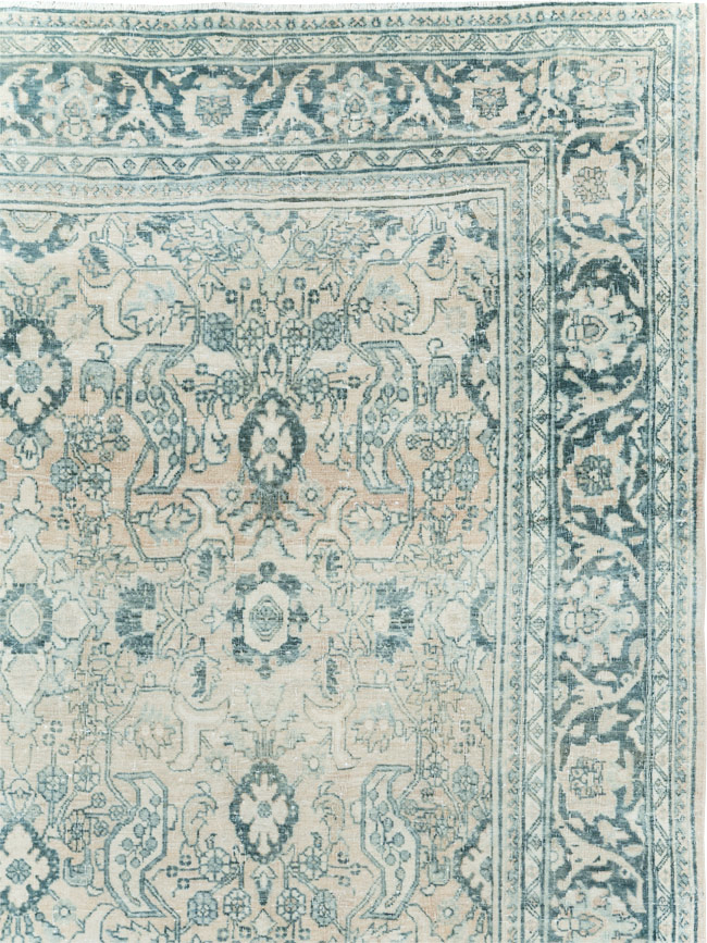 Vintage Persian Bidjar Room Size Carpet, No.30905 - Staging