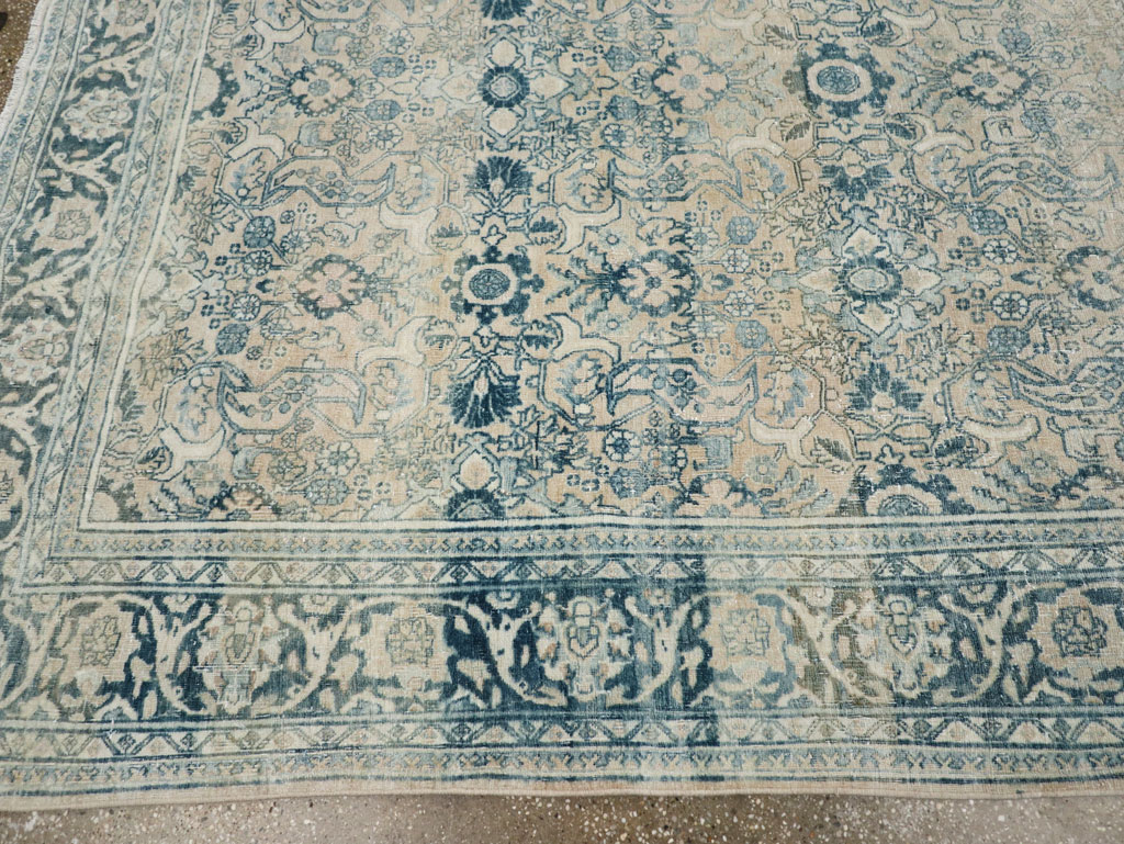 Vintage Persian Bidjar Room Size Carpet, No.30905 - Staging