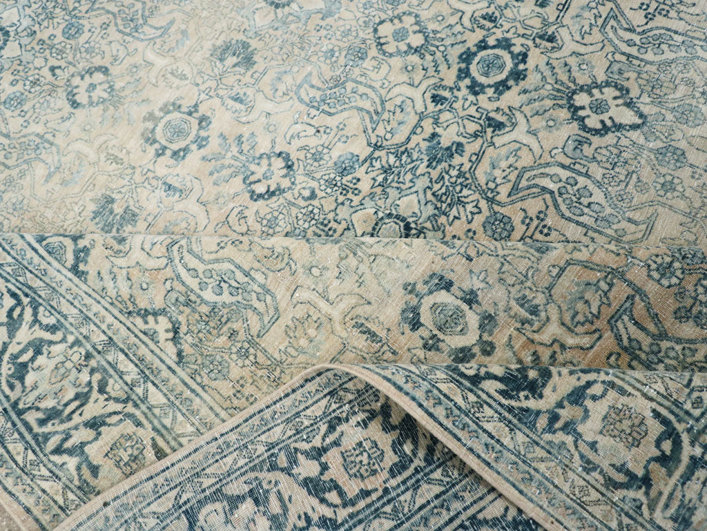 Vintage Persian Bidjar Room Size Carpet, No.30905 - Staging