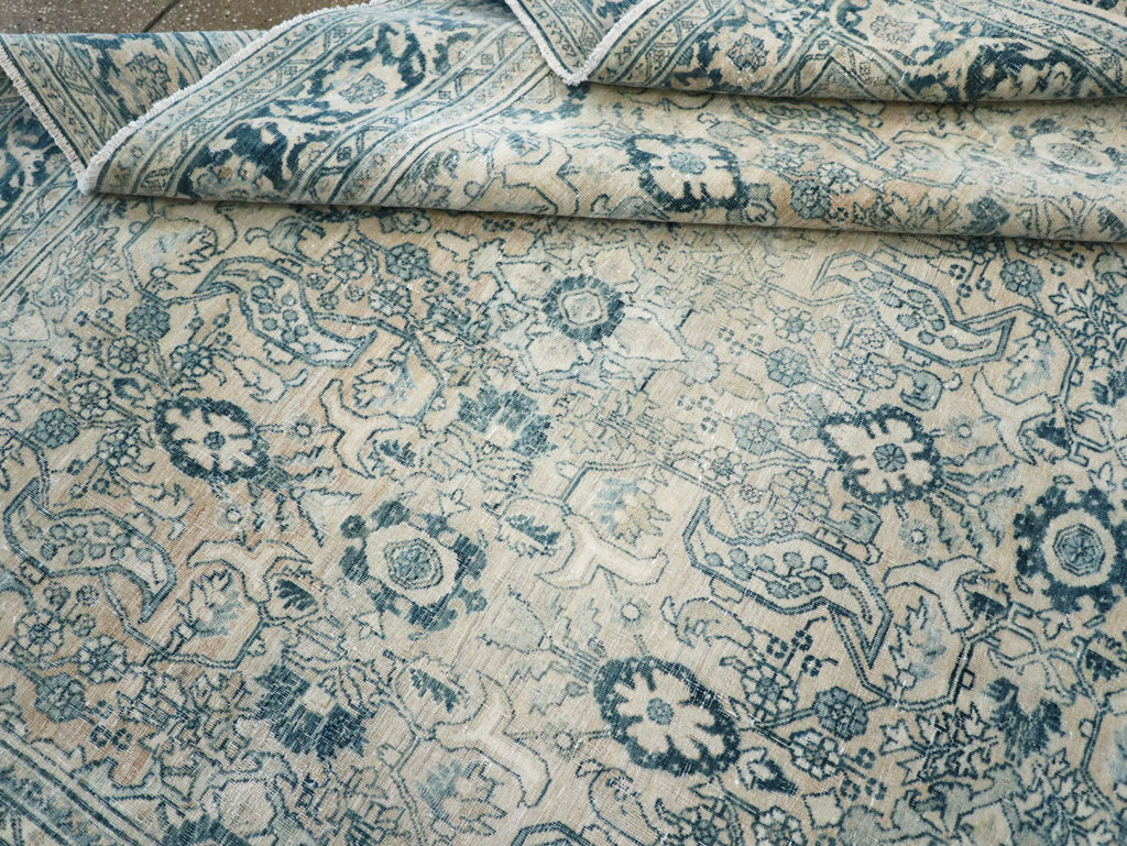 Vintage Persian Bidjar Room Size Carpet, No.30905 - Staging