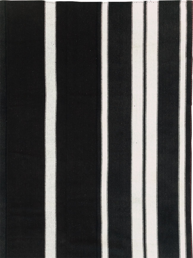 Modern Turkish Flatweave Kilim Large Room Size Carpet, No.30915 - Staging