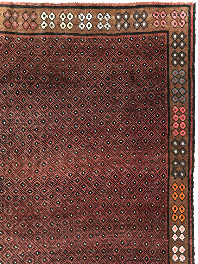Vintage Turkish Anatolian Small Room Size Carpet, No.30916 - Staging