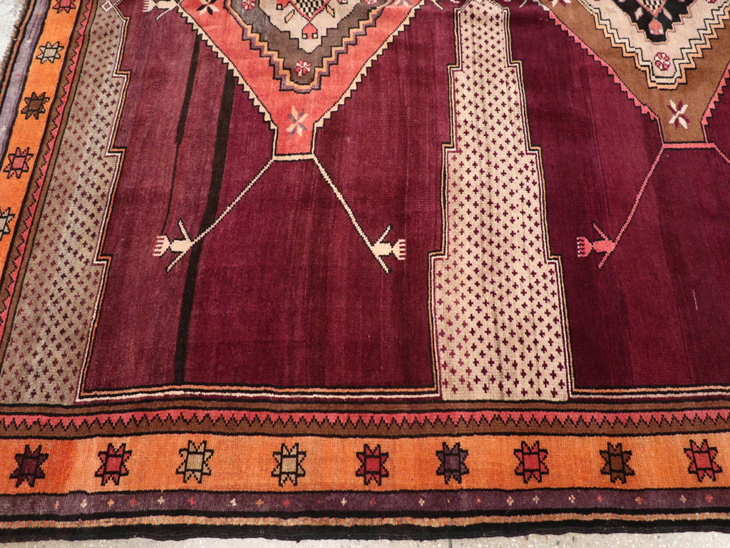 Vintage Turkish Anatolian Carpet, No.30917 - Staging