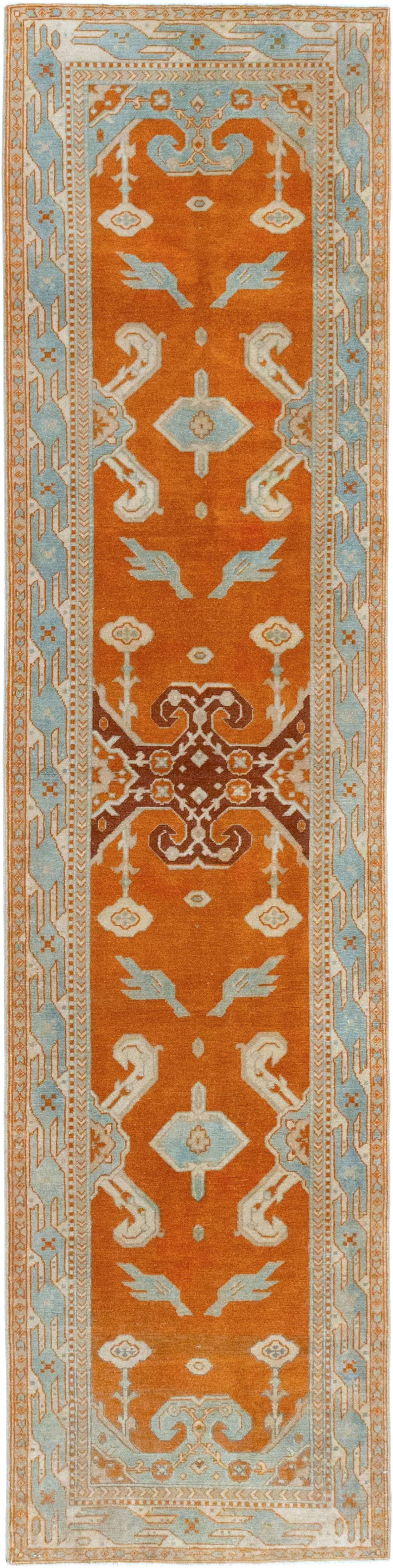 Vintage Indian Khotan Runner, No.30918 - Staging