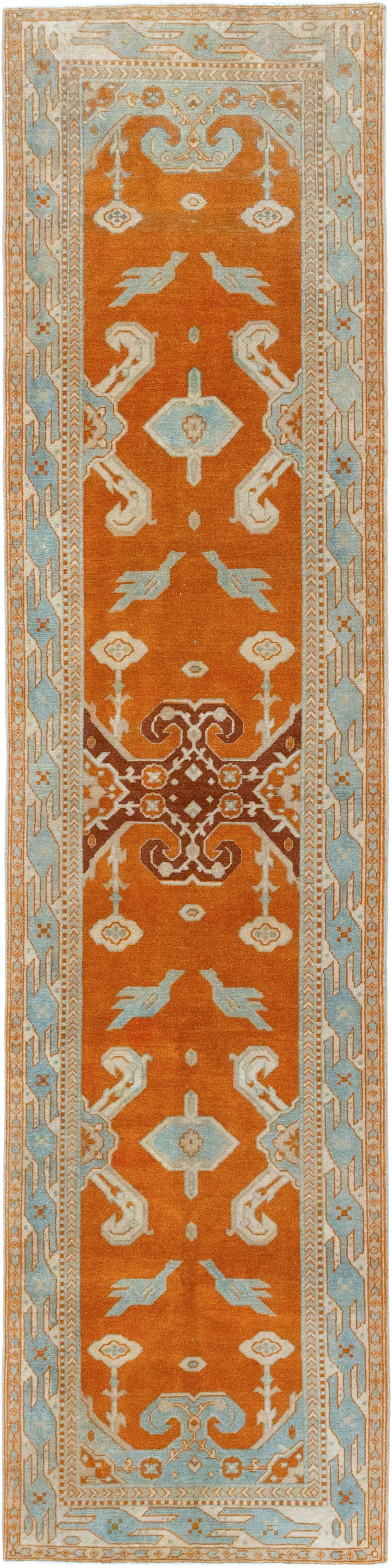 Vintage Indian Khotan Runner, No.30918 - Staging