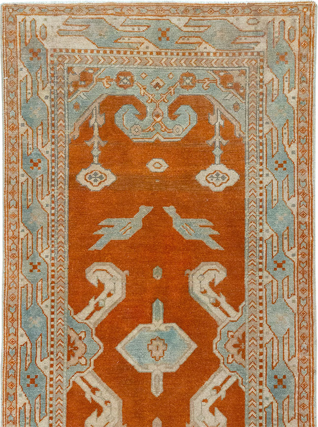 Vintage Indian Khotan Runner, No.30918 - Staging