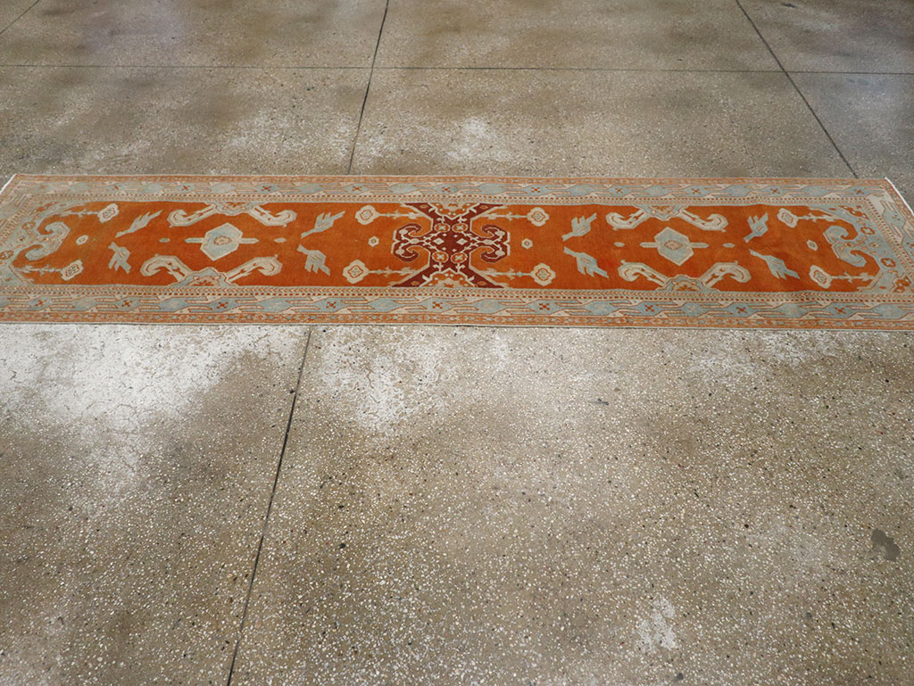 Vintage Indian Khotan Runner, No.30918 - Staging