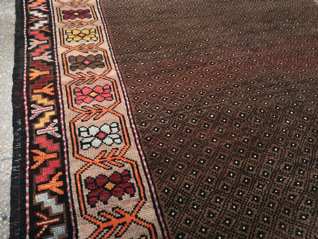Vintage Turkish Anatolian Gallery Carpet, No.30922 - Staging