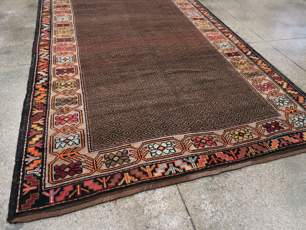 Vintage Turkish Anatolian Gallery Carpet, No.30922 - Staging