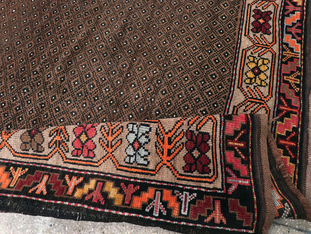 Vintage Turkish Anatolian Gallery Carpet, No.30922 - Staging