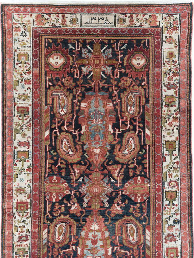 Vintage Persian Malayer Runner, No.30923 - Staging