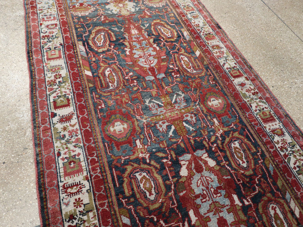 Vintage Persian Malayer Runner, No.30923 - Staging