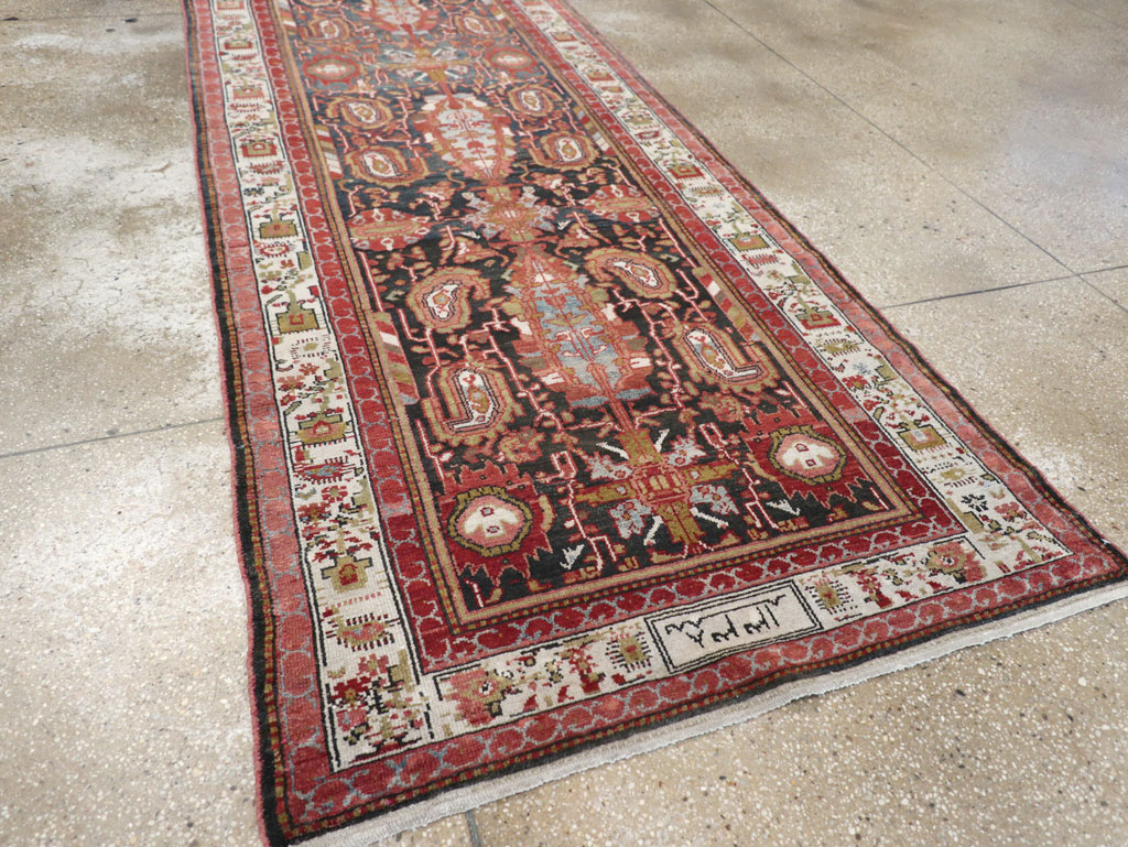 Vintage Persian Malayer Runner, No.30923 - Staging