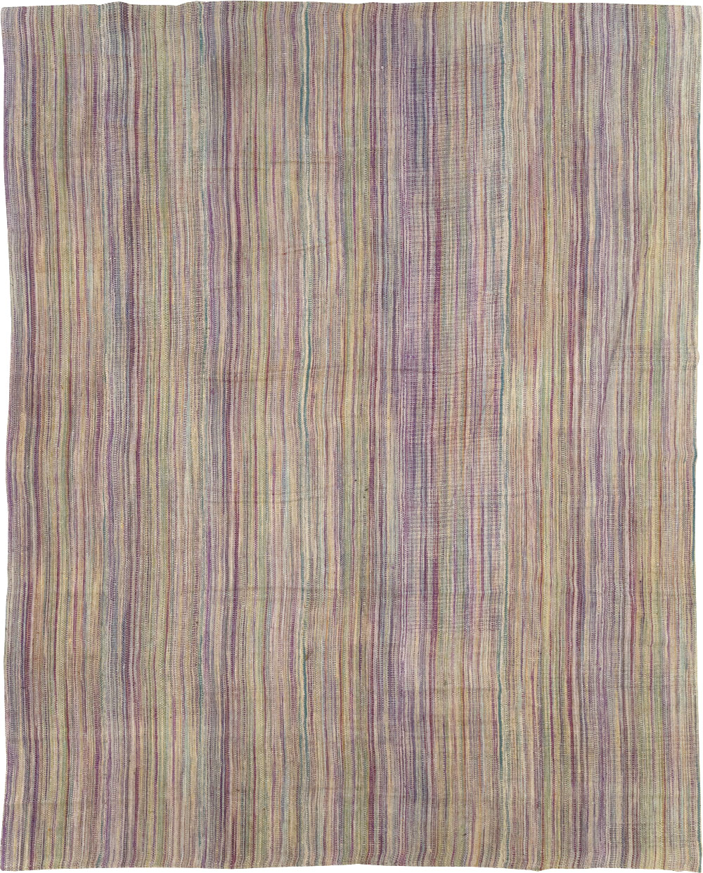 Modern Turkish Flatweave Room Size Carpet, No.30948 - Staging