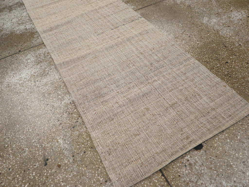 Vintage Turkish Flatweave Kilim Long Runner, No.30964 - Staging