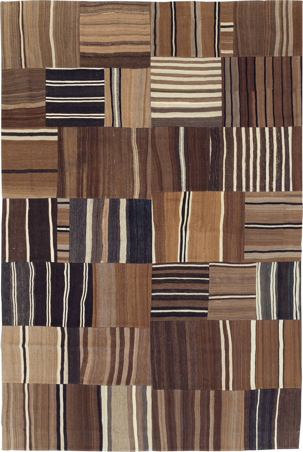 Modern Patchwork Kilim, No.30970 - Staging