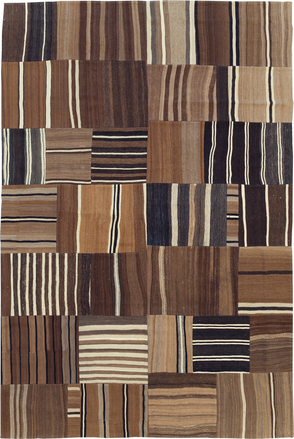 Modern Patchwork Kilim, No.30970 - Staging