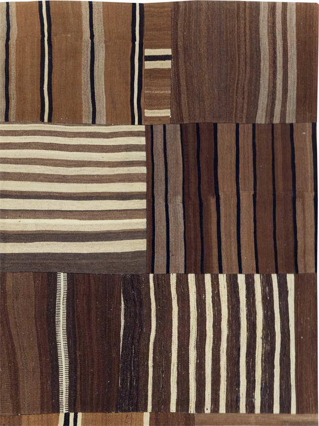 Modern Patchwork Kilim, No.30970 - Staging