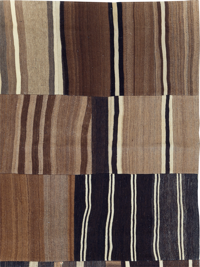 Modern Patchwork Kilim, No.30970 - Staging
