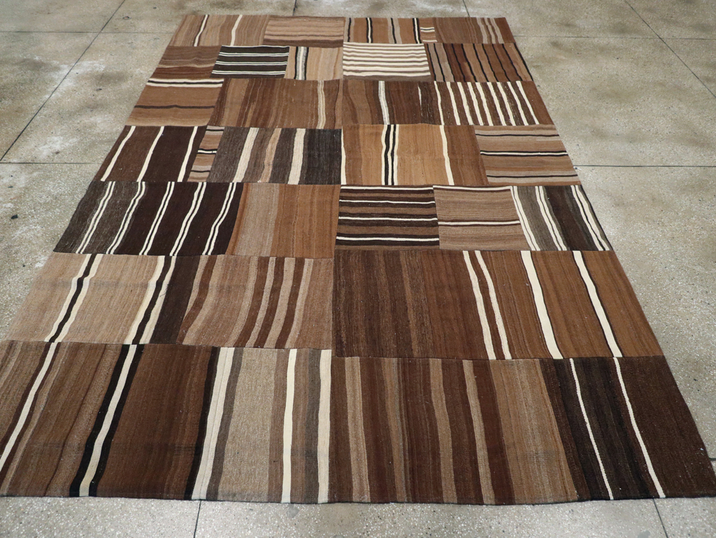 Modern Patchwork Kilim, No.30970 - Staging