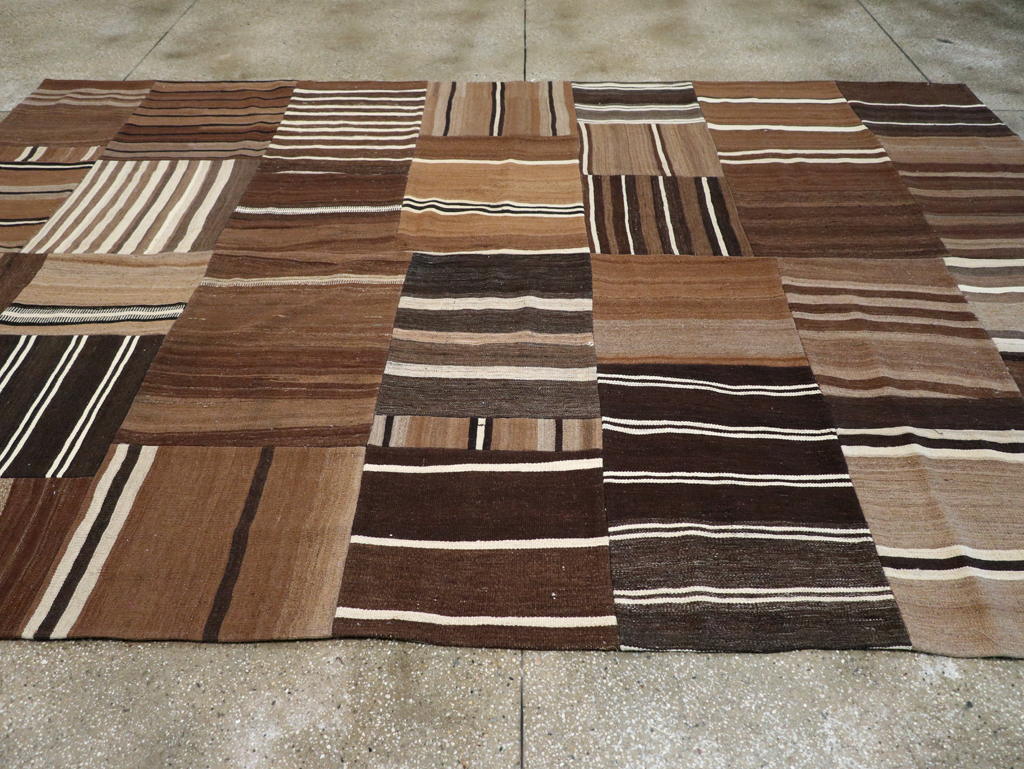 Modern Patchwork Kilim, No.30970 - Staging